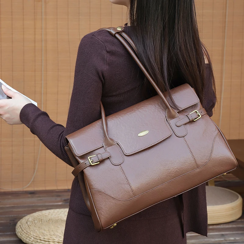 Women's Top-grain leather Unde - Luxury Bags Tote recension och pris
