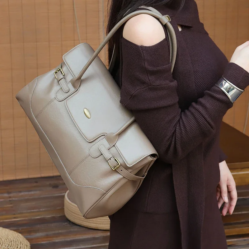 Women's Top-grain leather Unde - Luxury Bags Tote recension och pris