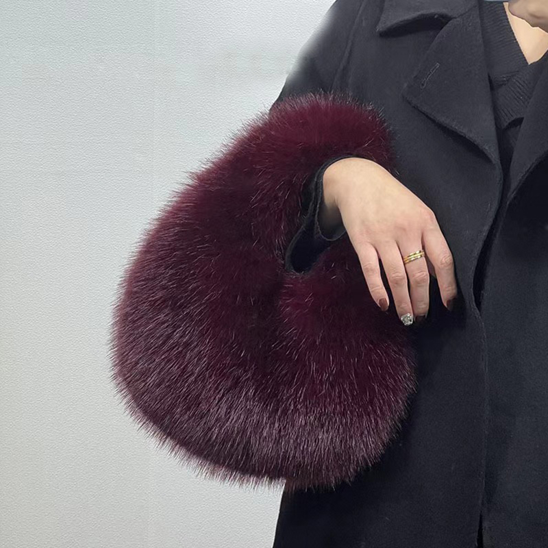 Fashion Soft Plush Half Moon B - Luxury Bags Tote recension och pris