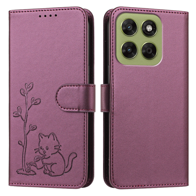 Cats & Trees Pattern Leather P - Luxury Bags Kl recension och pris
