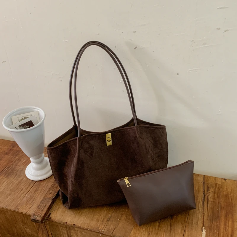 Retro Leopard Print Suede Tote - Luxury Bags Tote recension och pris